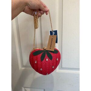 Savanna Strawberry Crossbody Bag